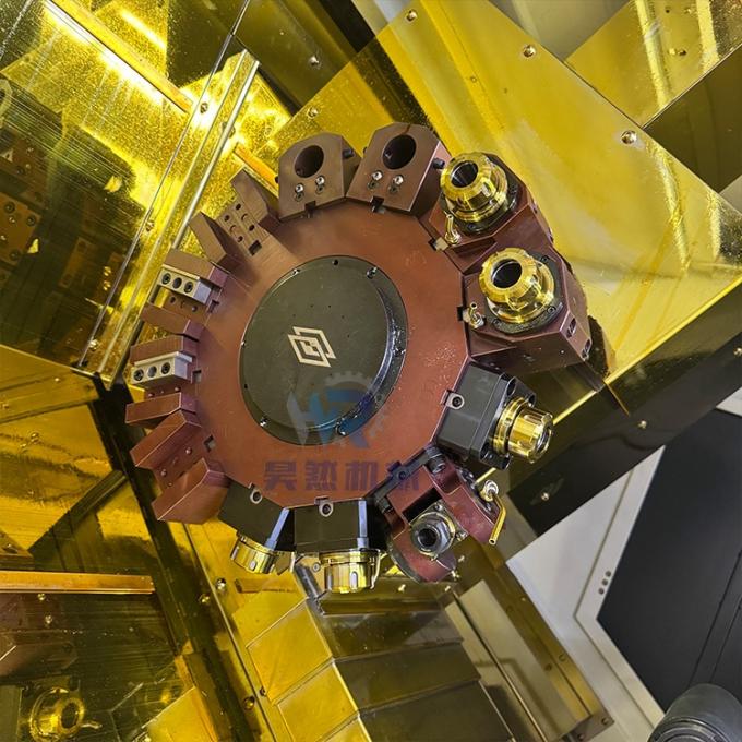 二重スピンドル斜面ベッド 自動 CNC ターン TCK56Y サブ スピンドルドライブ Cnc ターン 5