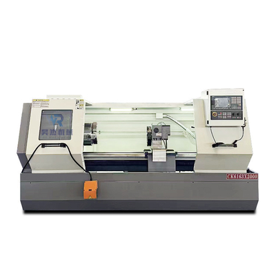 380V Ck6163 105mm スピンドル・ボールの水平自動 CNC ターンマシン